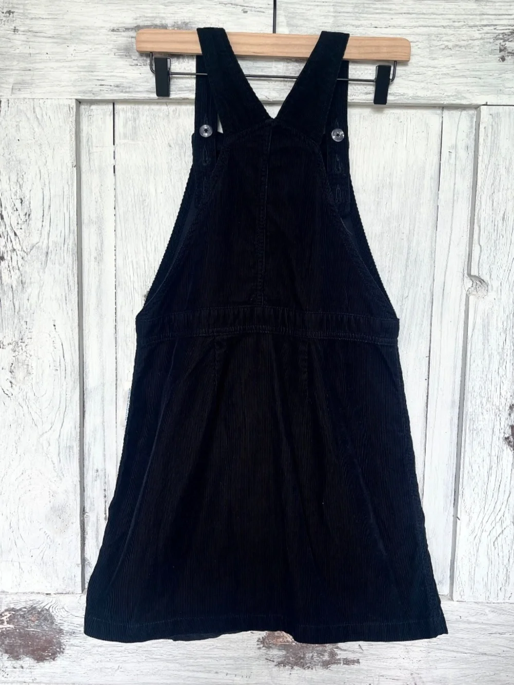 Old Navy-Girl's-Black Corduroy Overall Dress-Size XXL (14)-NWT